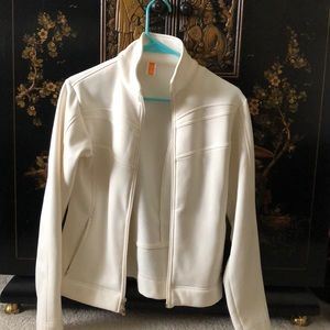 Lucy cream/ white light jacket